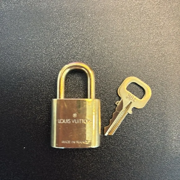 Louis Vuitton Gold Padlock with Key #304 - Picture 6 of 7